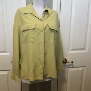 Blouse Woman’s Silk Essentials Misses Size 6-